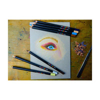 Posca oliepastels KPE-200 36C, set in gemengde kleuren