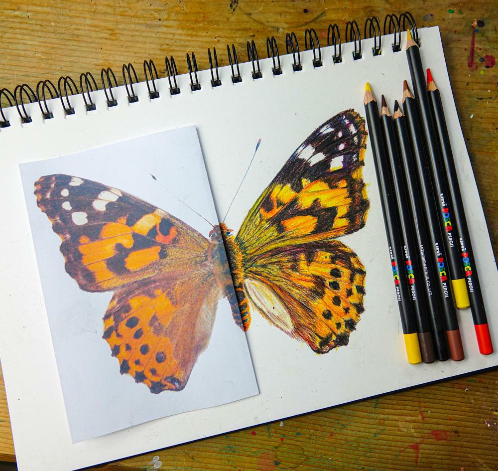 Posca oliepastels KPE-200 36C, set in gemengde kleuren