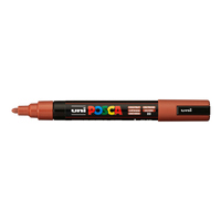 Posca PC-5M verfstift 1,8–2,5 mm, kastanjebruin (20)