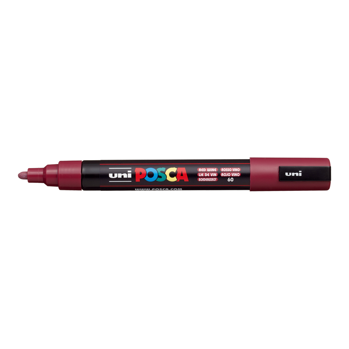 Acrylmarker Posca PC-5M bordeauxrood (60), 1,8–2,5 mm
