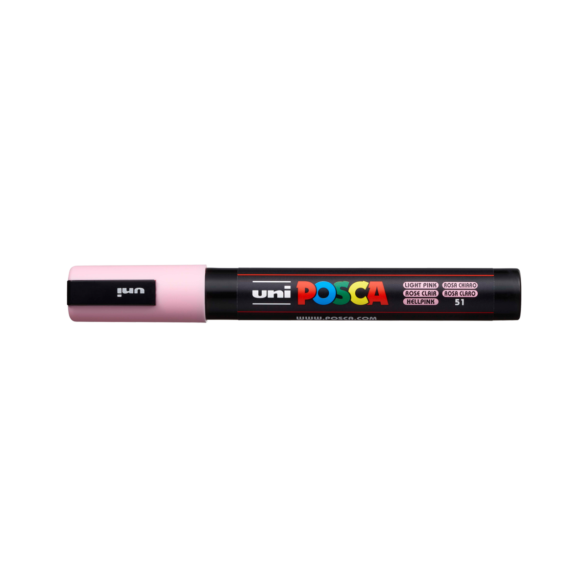 Acrylmarker Posca PC-5M lichtroze (51), 1,8–2,5 mm – afbeelding 2