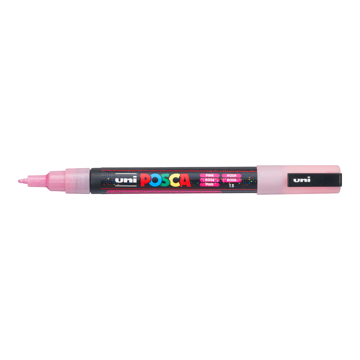 Posca verfstift PC-3ML glitter 0,9–1,3 mm – Roze (L13)