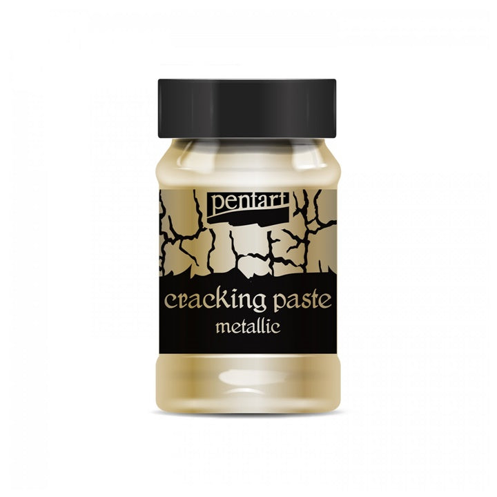 Pentart craquelépasta metallic 100 ml – afbeelding 3