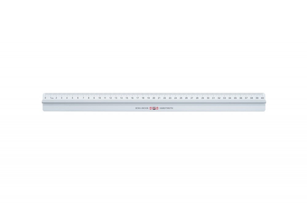 Aluminium liniaal met handvat Koh-i-noor 40 cm