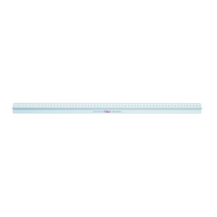 Aluminium liniaal met handvat Koh-i-noor 60 cm