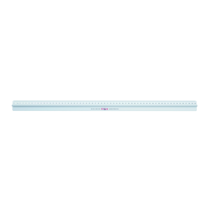 Aluminium liniaal met handvat Koh-i-noor 60 cm