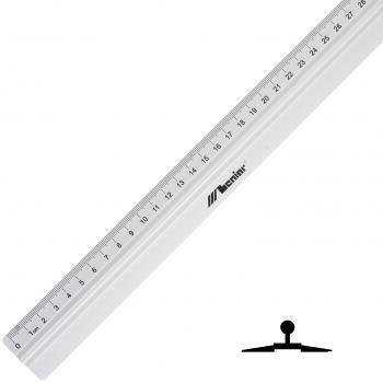 Aluminium liniaal met handvat LENIAR 100 cm