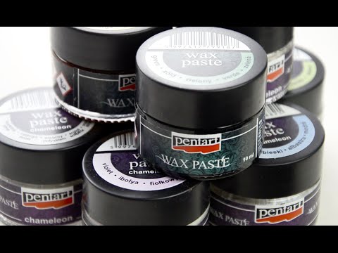 Pentart metallic waspasta 20 ml, goud tot koper