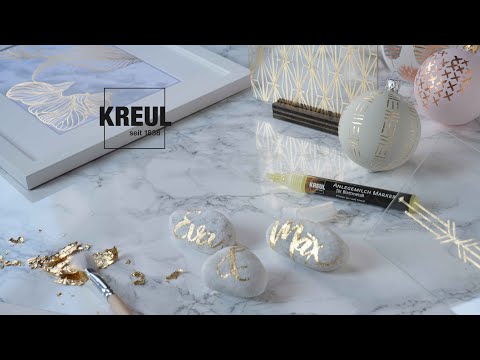 KREUL lijmpen voor metaalfolie, punt 2–5 mm