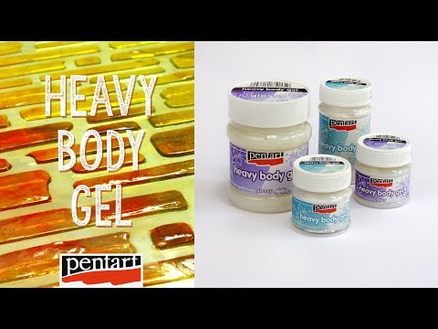 Pentart Heavy Body structuurgel glanzend transparant 50–230 ml