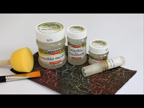 Pentart craquelémedium op waterbasis 50, 100 en 230 ml