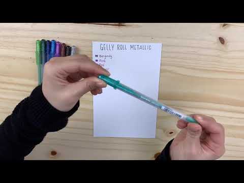 Sakura Gelly Roll Metallic gelpennen, set van 3