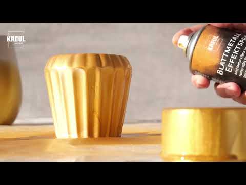 Kreul metallic spuitbus 400 ml, goud of zilver