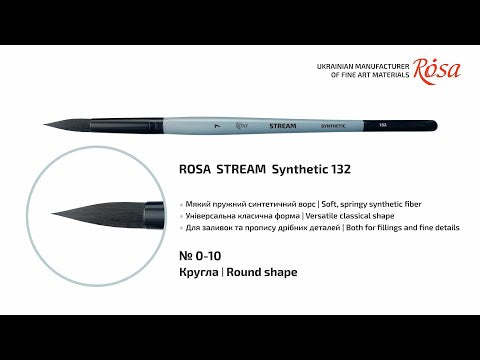 ROSA Stream 132 rond penseel synthetisch