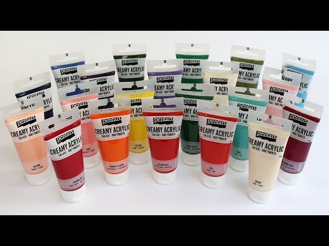 Pentart acrylverf romig zijdeglanzend 60 ml