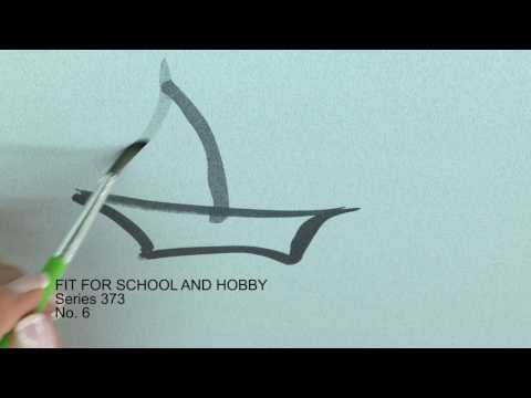 Rond penseel da Vinci FIT 373 voor school en hobby