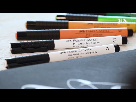 Faber-Castell PITT Artist Pen brede punt 101 wit