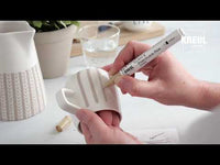 Kreul Glamour glas- en porseleinstiften, set van 4