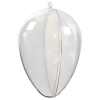 Creativ Company transparante eieren van acryl, 5 stuks, 9 cm