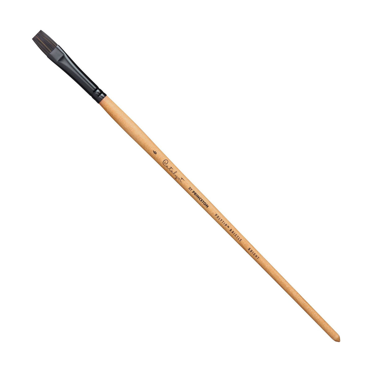 Princeton Catalyst Polytip plat penseel Bright, lange steel – 6