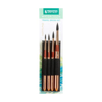 Princeton Neptune penselenset voor aquarel, 4 ronde penselen