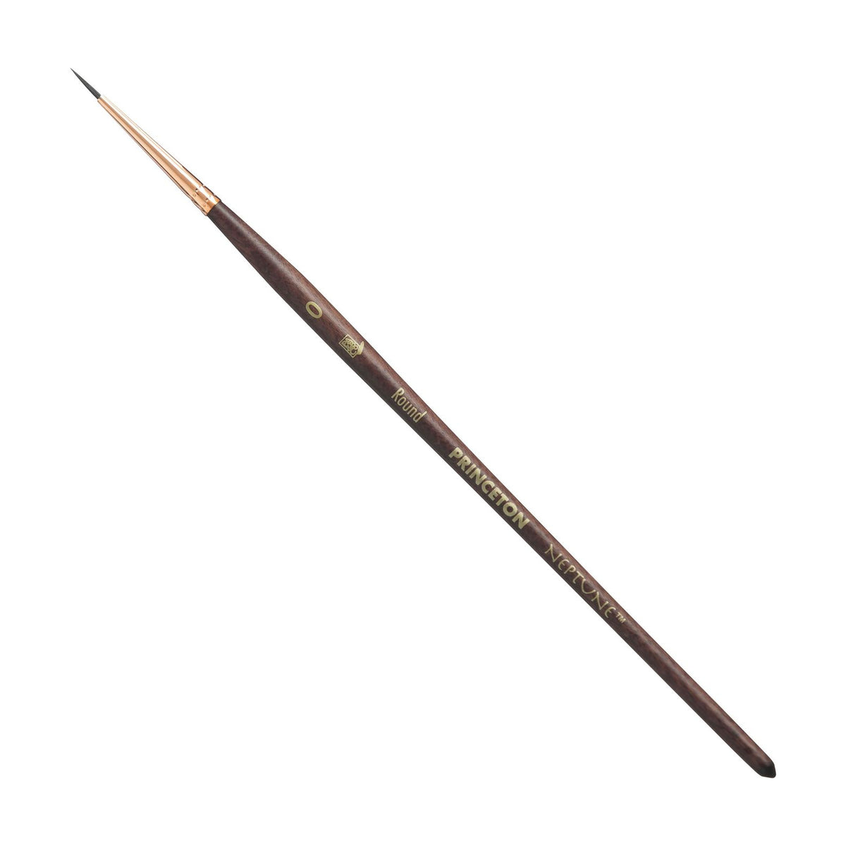 Princeton Neptune rond aquarelpenseel, korte steel – 0