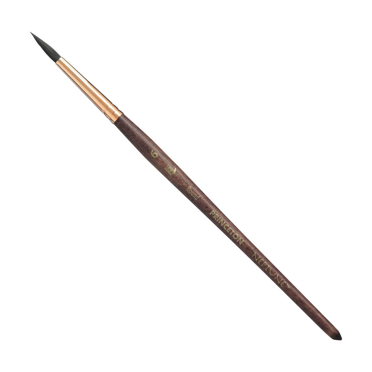 Princeton Neptune rond aquarelpenseel, korte steel – 6