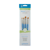 Princeton Select penselenset, 4 platte penselen