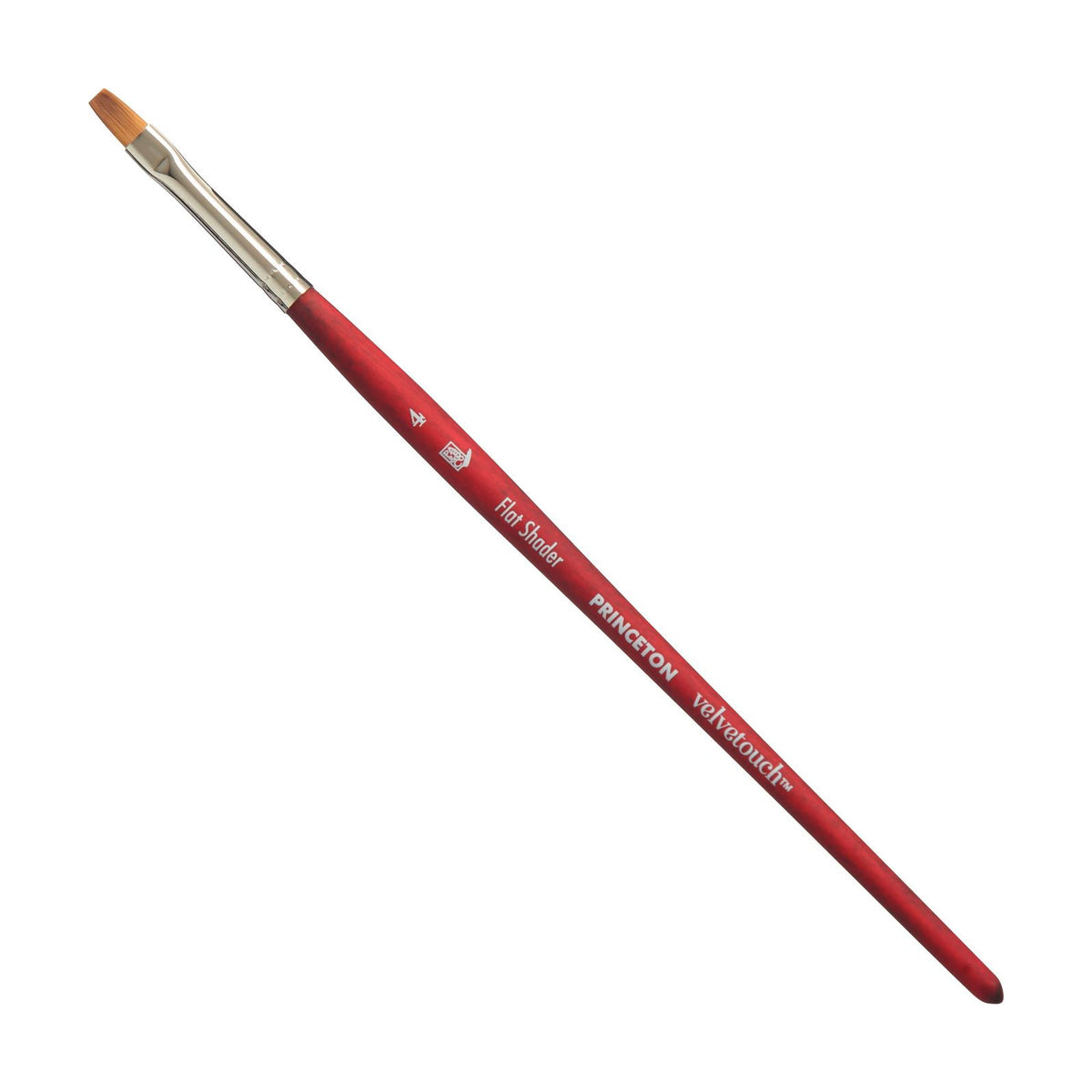 Princeton Velvetouch plat penseel Flat Shader, korte steel