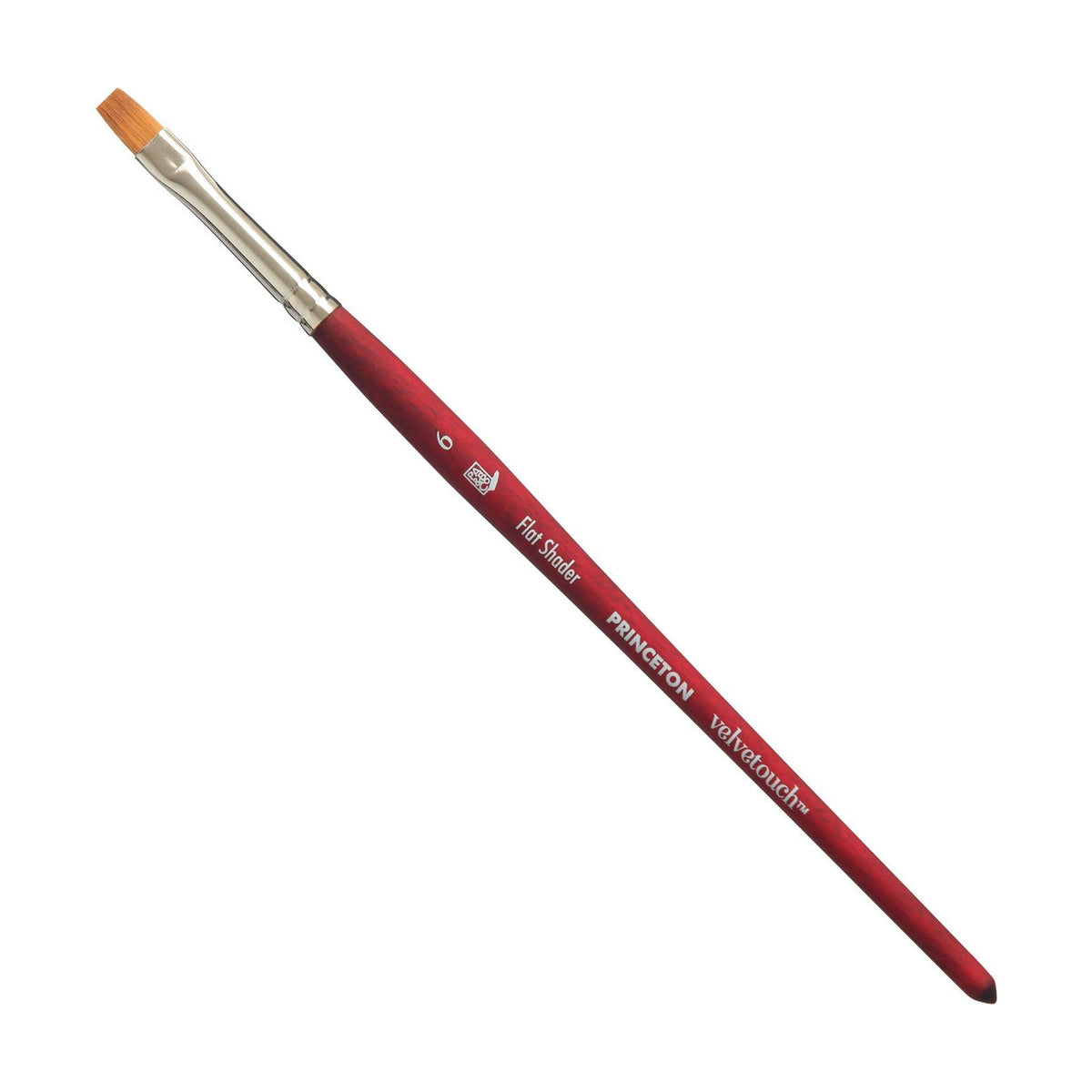 Princeton Velvetouch plat penseel Flat Shader, korte steel