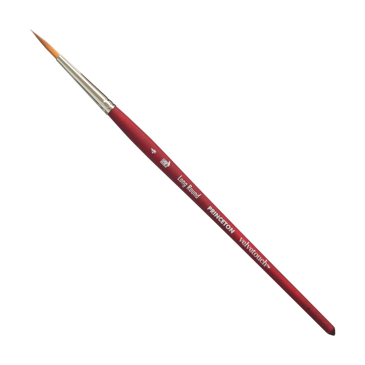 Princeton Velvetouch rond penseel Long Round, korte steel – 4