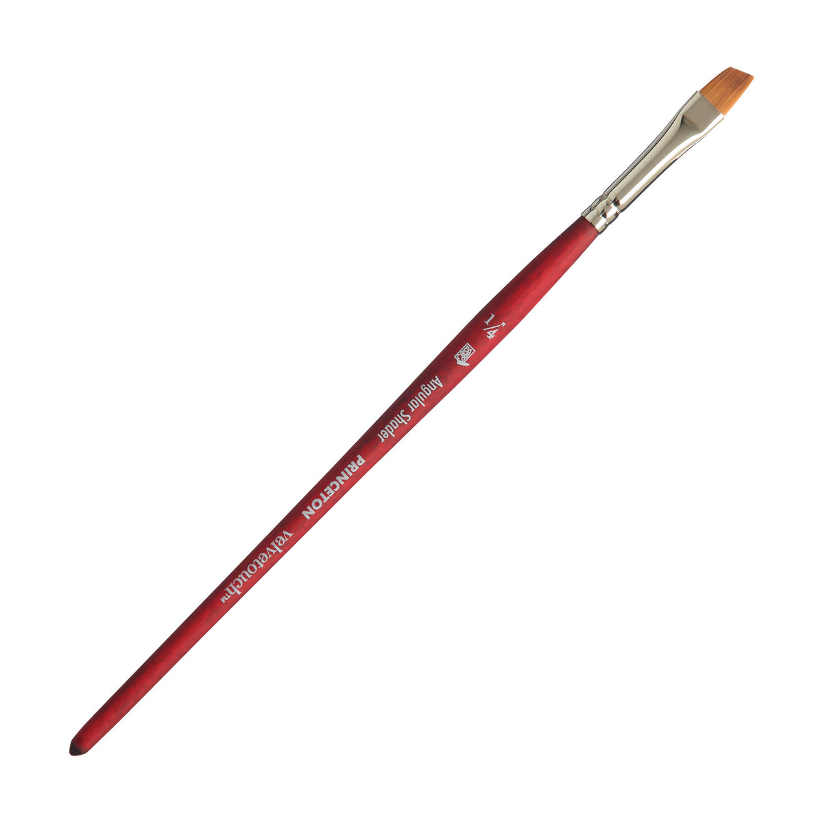 Princeton Velvetouch schuin penseel (Angle Shader), korte steel – afbeelding 2