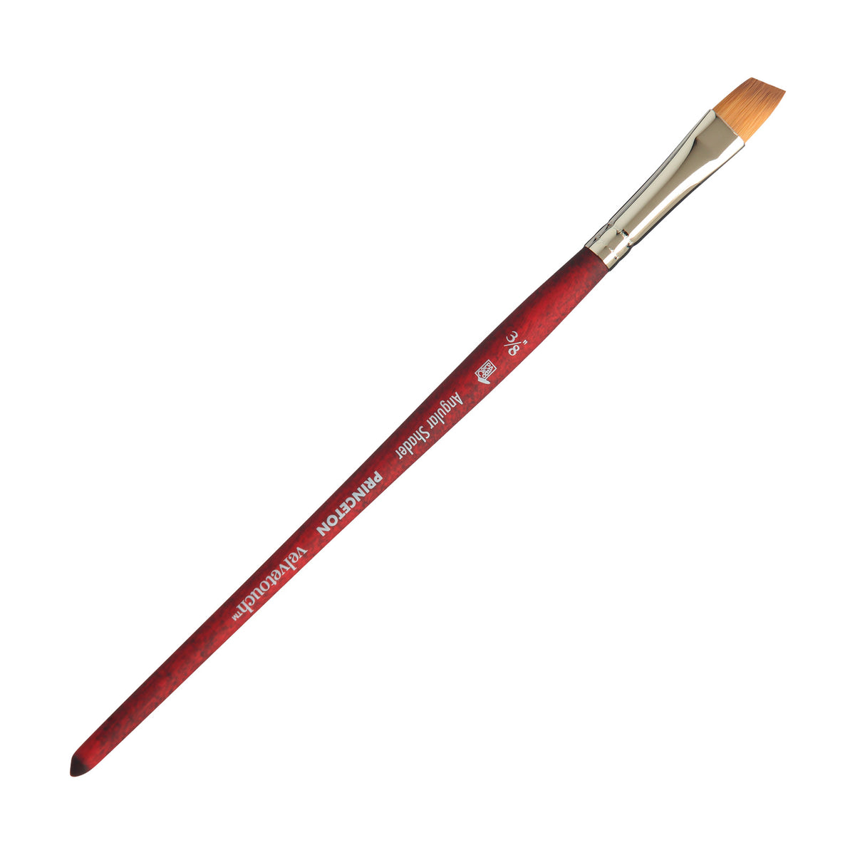 Princeton Velvetouch schuin penseel (Angle Shader), korte steel – afbeelding 3