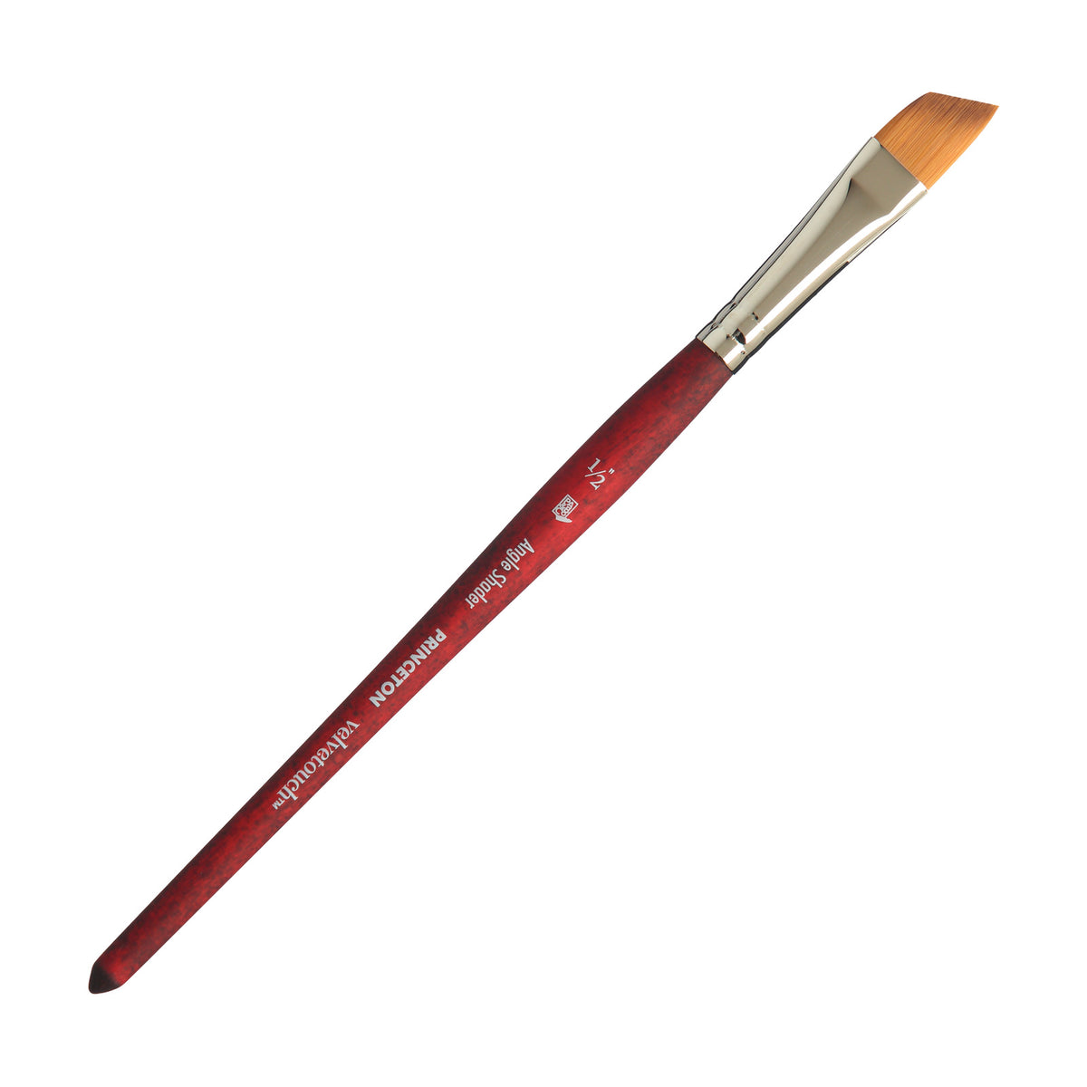 Princeton Velvetouch schuin penseel (Angle Shader), korte steel – afbeelding 4