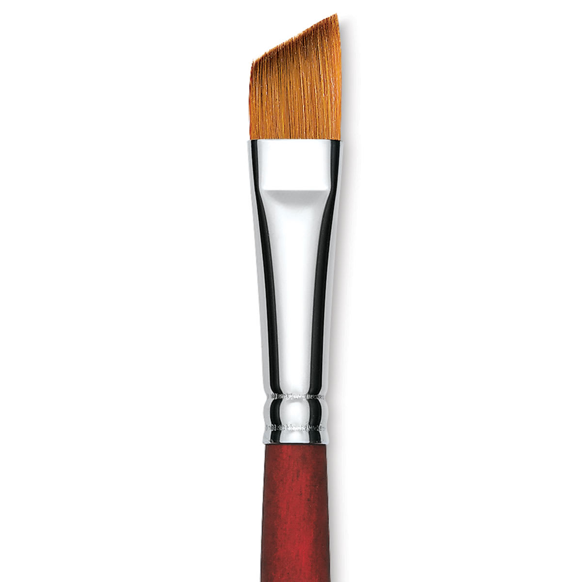 Princeton Velvetouch schuin penseel (Angle Shader), korte steel