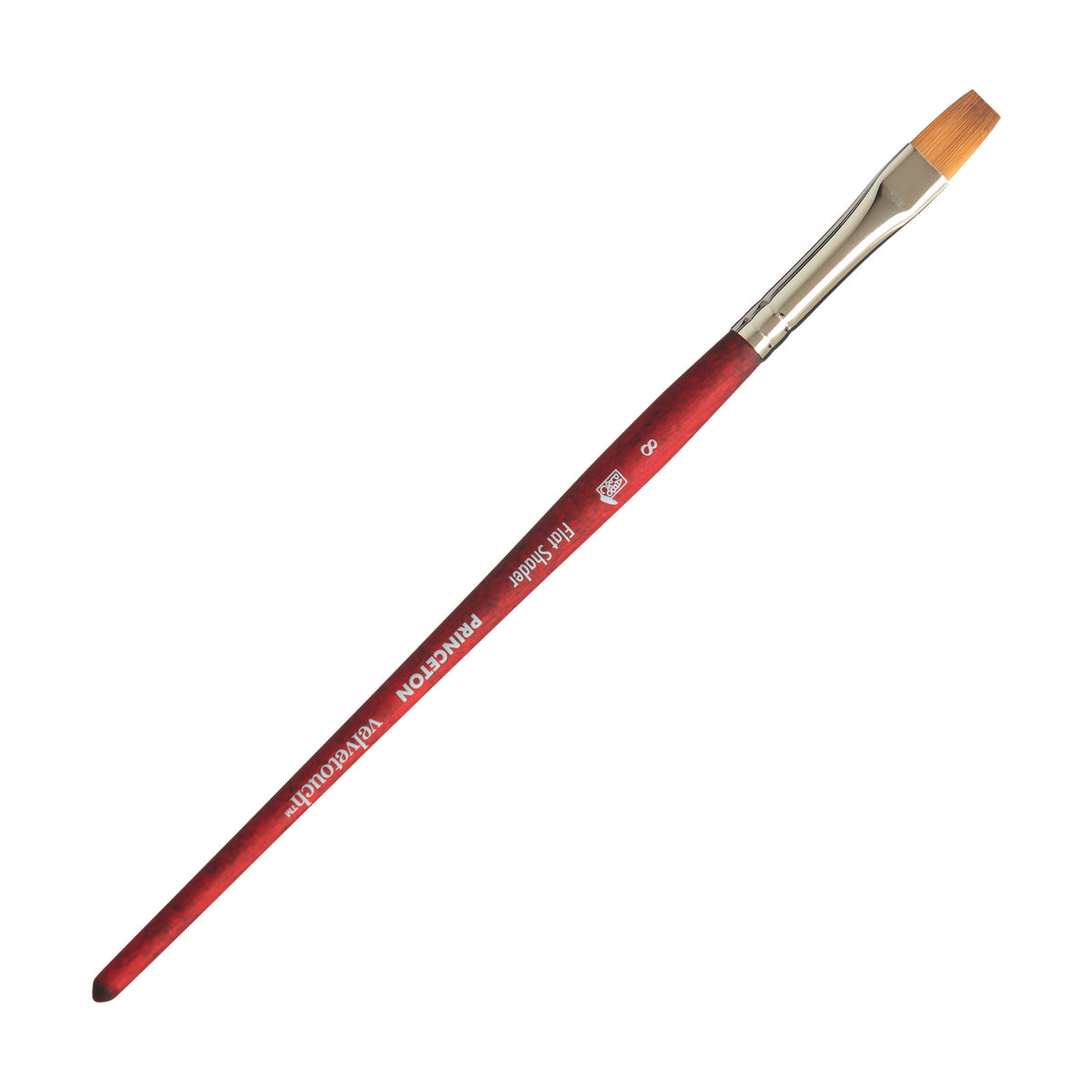 Princeton Velvetouch plat penseel Flat Shader, korte steel – afbeelding 2