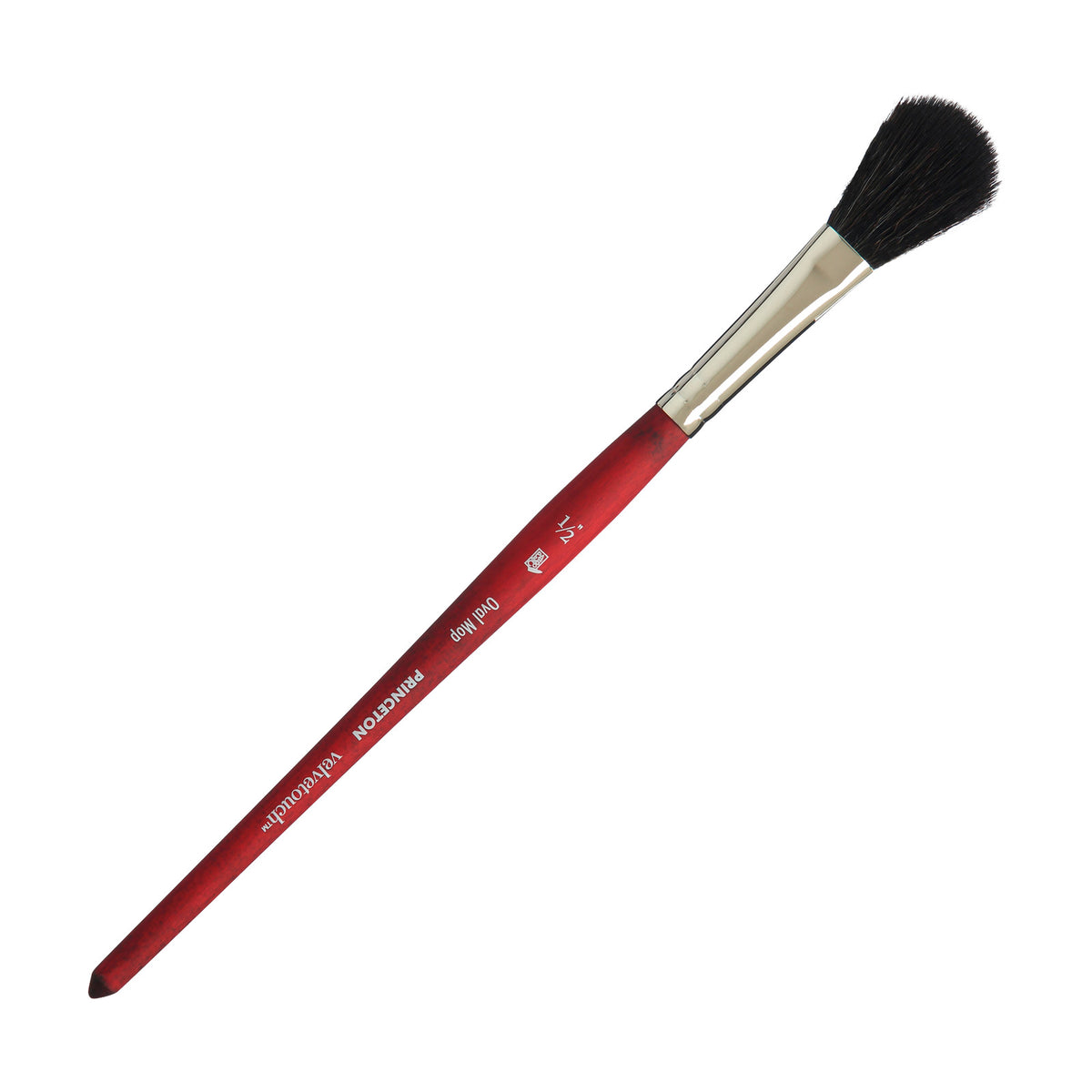 Princeton Velvetouch Oval Mop penseel, korte steel – afbeelding 2
