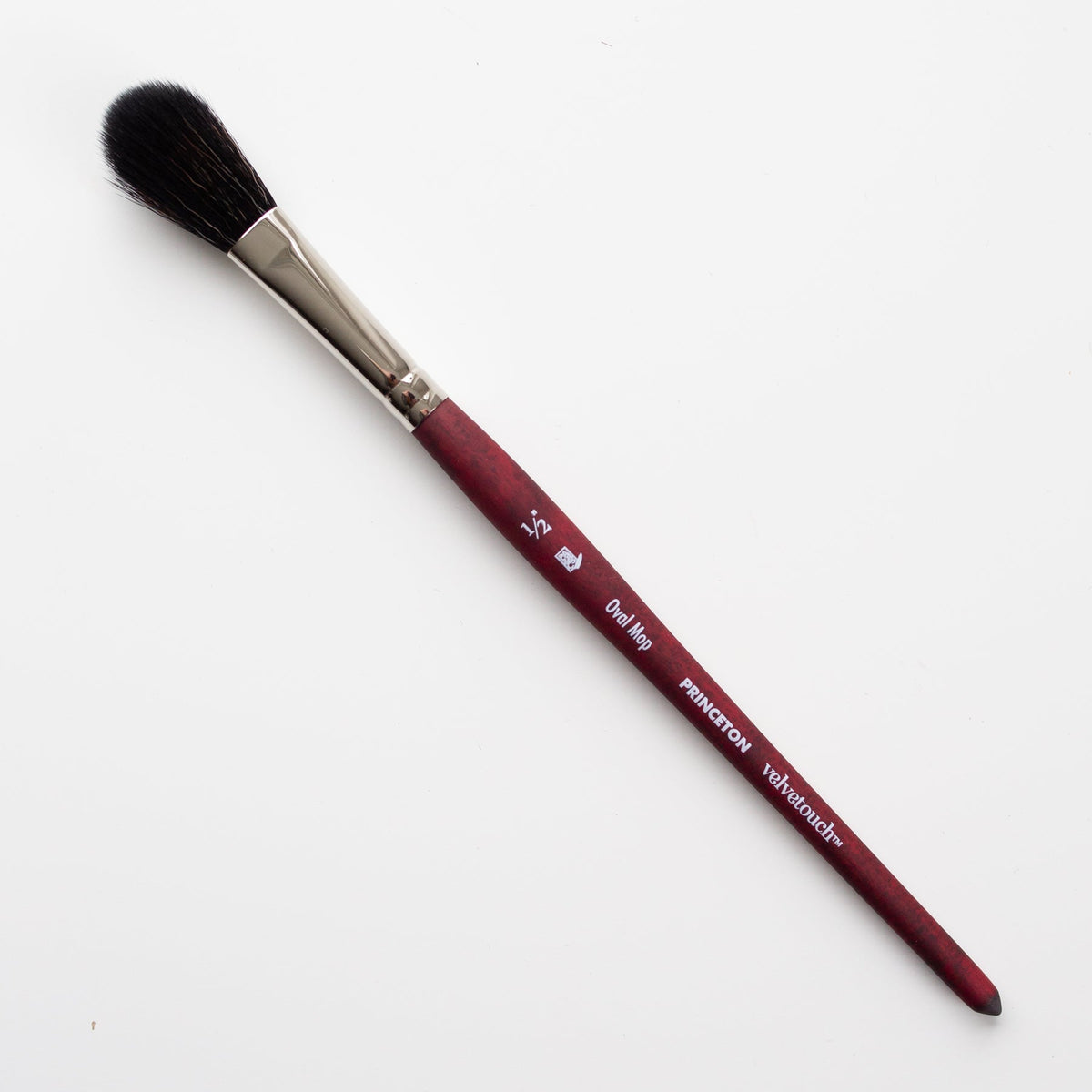Princeton Velvetouch Oval Mop penseel, korte steel – afbeelding 4