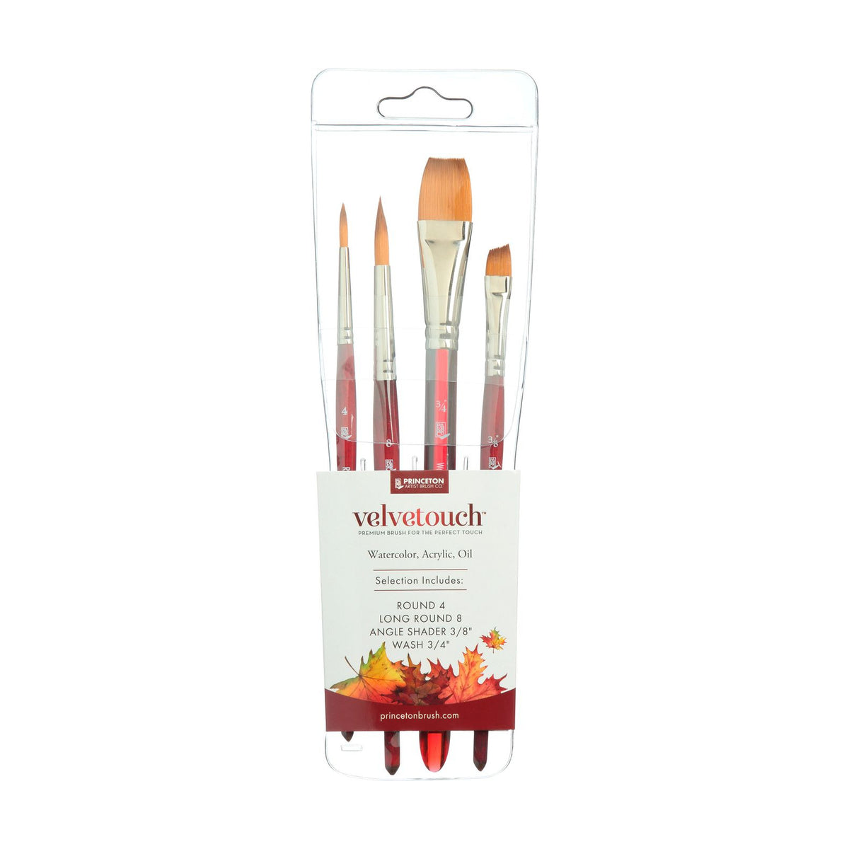 Princeton Velvetouch penselenset, 4 stuks