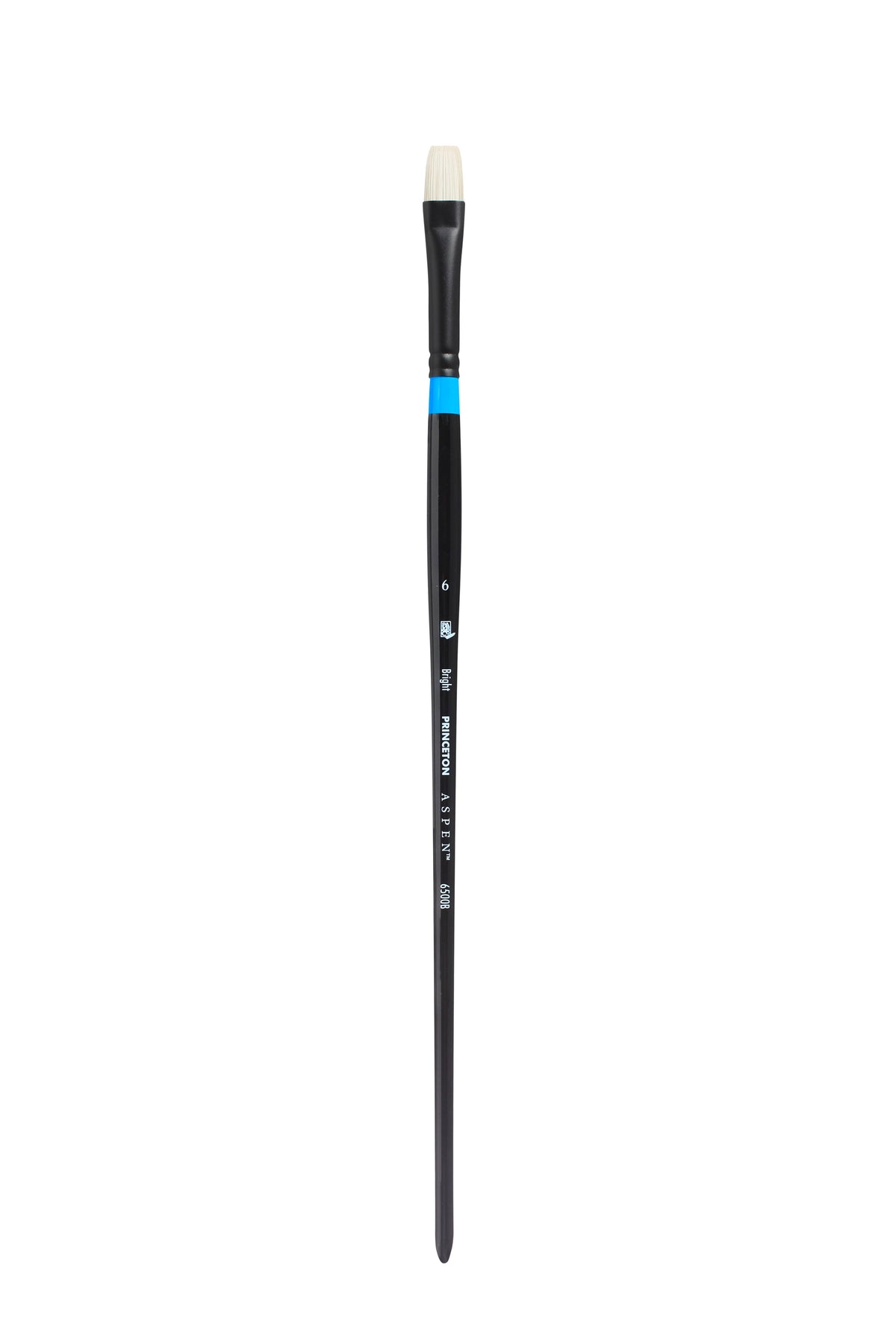 Plat penseel Princeton Aspen Bright, synthetisch, lange steel – afbeelding 3