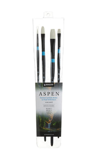 Princeton Aspen penselenset voor acryl- en olieverf, 4 stuks