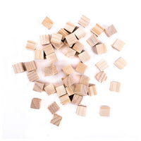 DP Craft houten blokjes 15 × 15 mm, set van 49