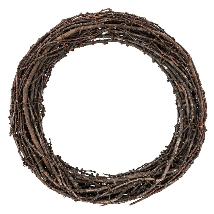 DP Craft takkenkrans natuur, donkerbruin, Ø ca. 25 cm