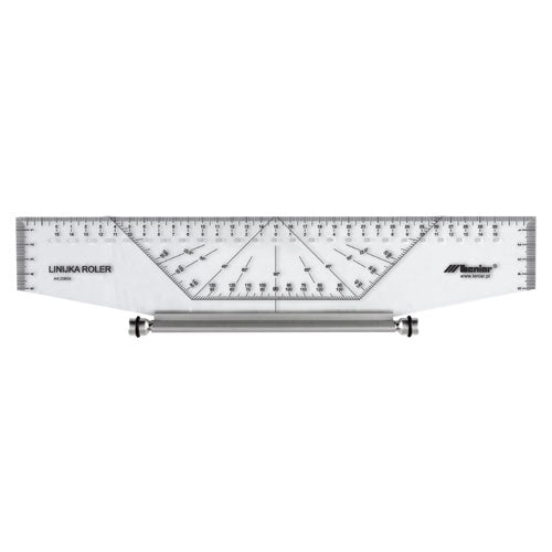 Multifunctionele liniaal LENIAR ROLLER 25 cm