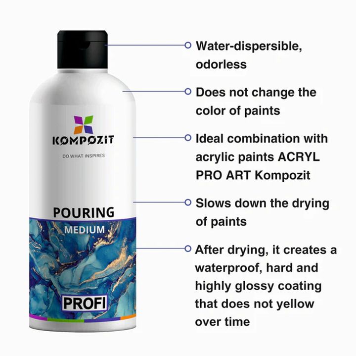 Kompozit PROFI pouring medium 500 ml en 1.000 ml – afbeelding 2
