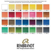 Rembrandt aquarelverfset in houten koffer, 28 halve napjes – afbeelding 3