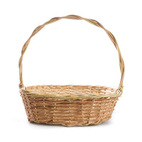Rieten mand ovaal, lichtbruin, 3 formaten