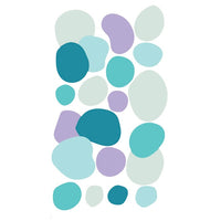 DP Craft PVC-stickers met aquarelvormen, 31 stuks