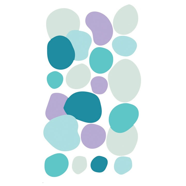 DP Craft PVC-stickers met aquarelvormen, 31 stuks