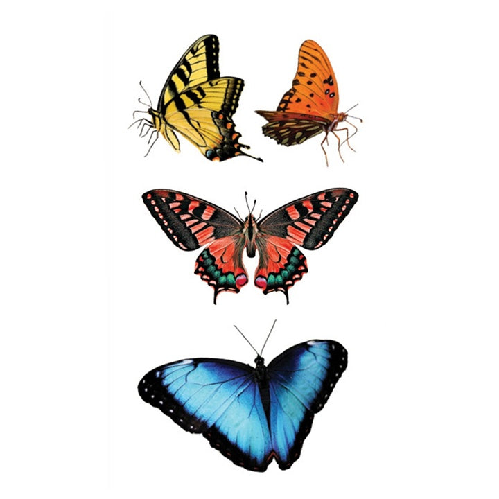 DP Craft transparante PVC-stickers met vlinders, 15 stuks – afbeelding 2